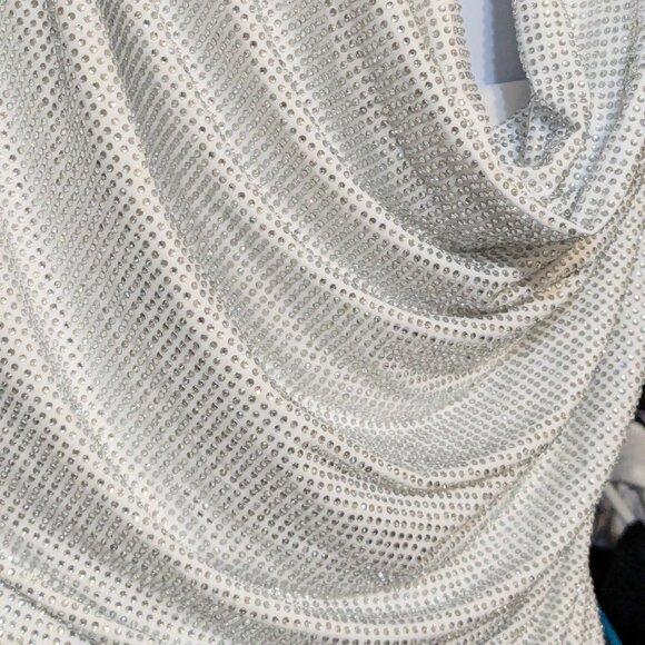 ZARA Jewel Draped Bodysuit | Size M | New Without Tag - Picture 2 of 5